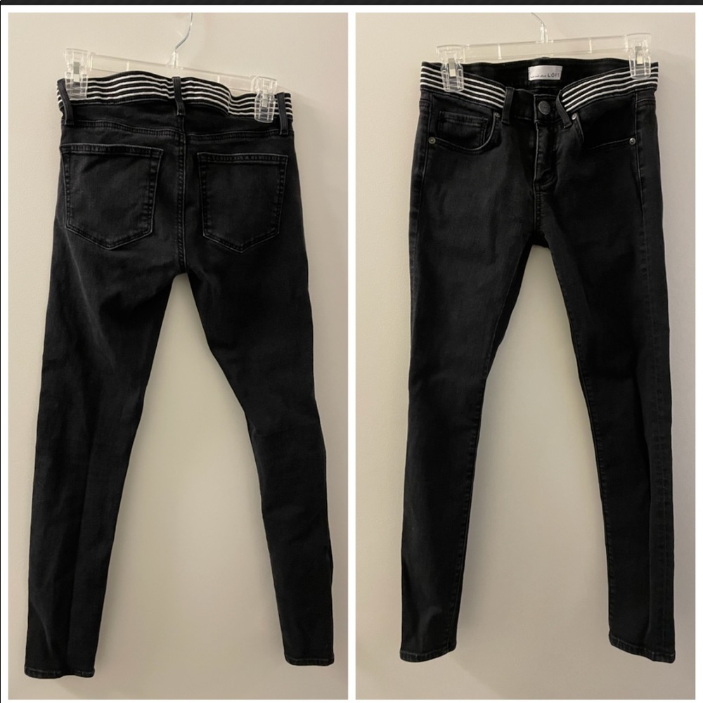 Loft Black Skinny Jeans